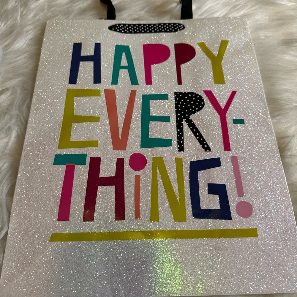 🩵5/$8 Colorful Happy Everything Gift Bag